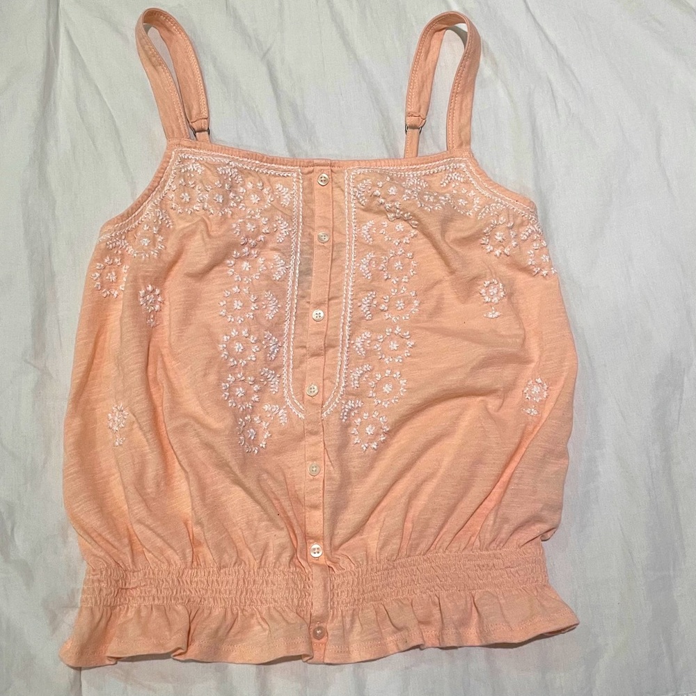 Peach pink tank top